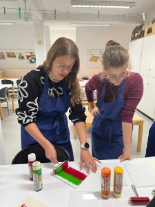 Papierdruck im Handwerksmuseum